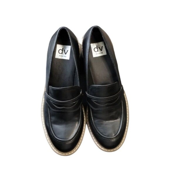 Dolce Vita  Women's 10 Chunky Y2K Loafers Lugsole Platform Pilgrim Retro Potato - Picture 2 of 12